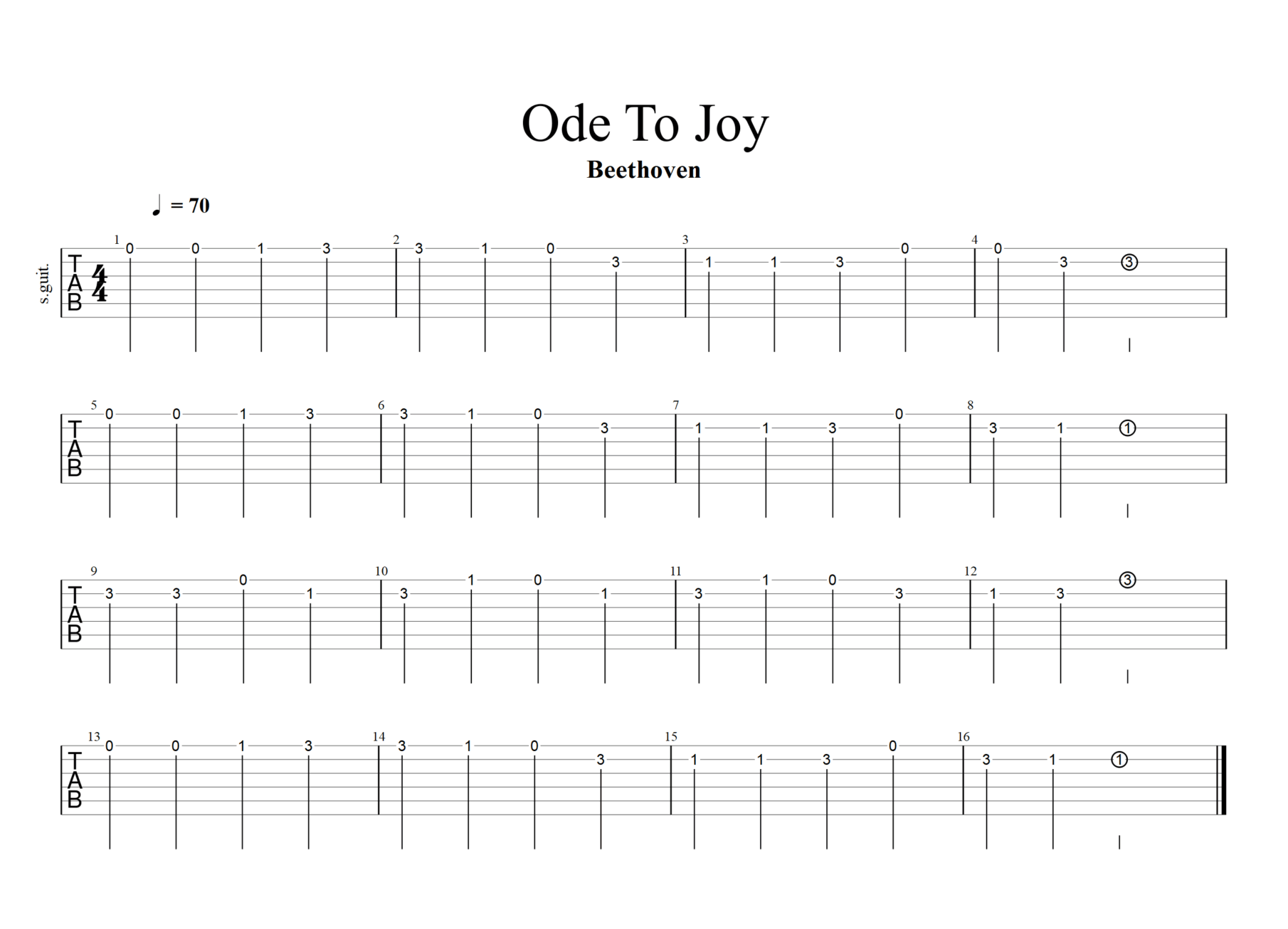 Ode To Joy#1