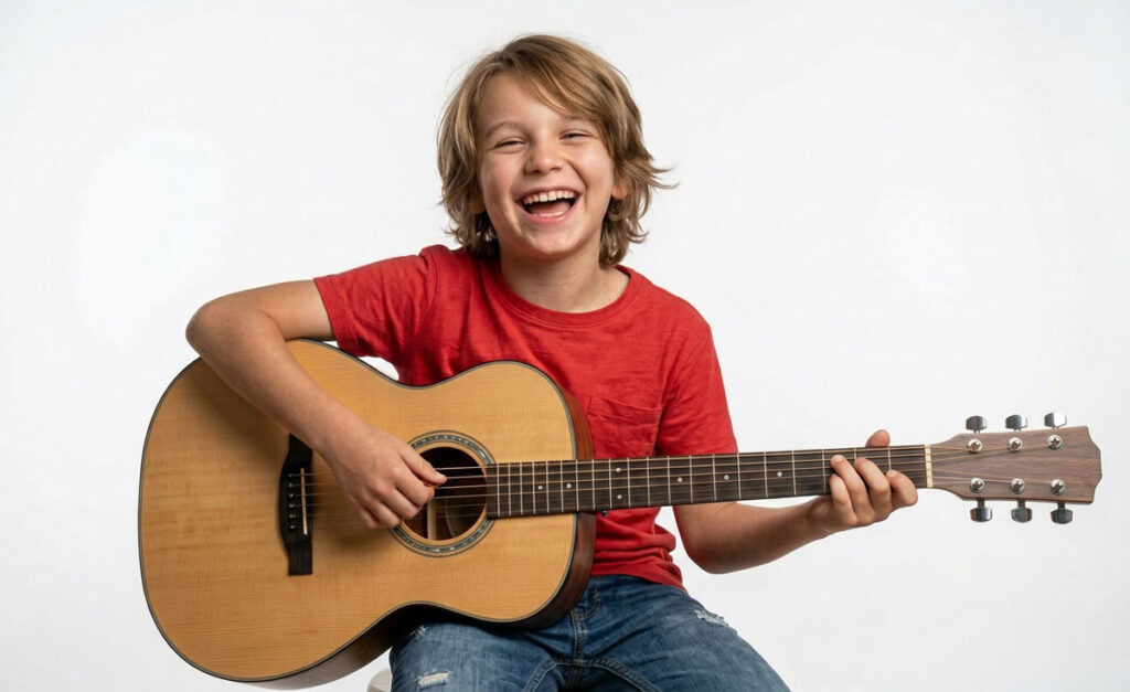 5 Year Old Guitar