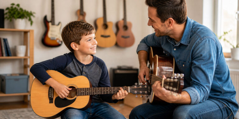 What Age Good Kids Guitar Learning Featured